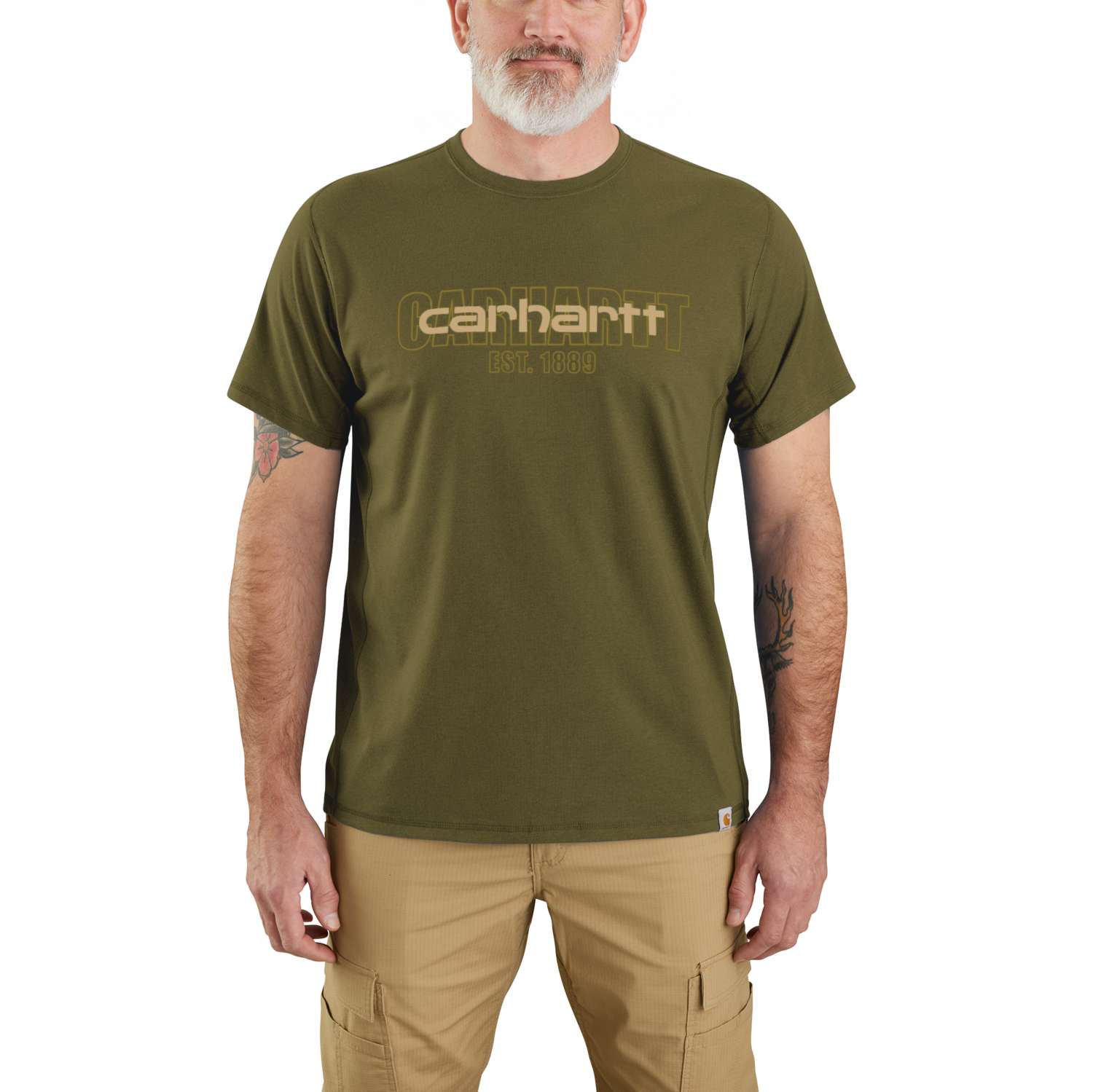 Carhartt Force™ Relaxed Fit Midweight Short-Sleeve Logo Graphic T-Shirt - Vue 2