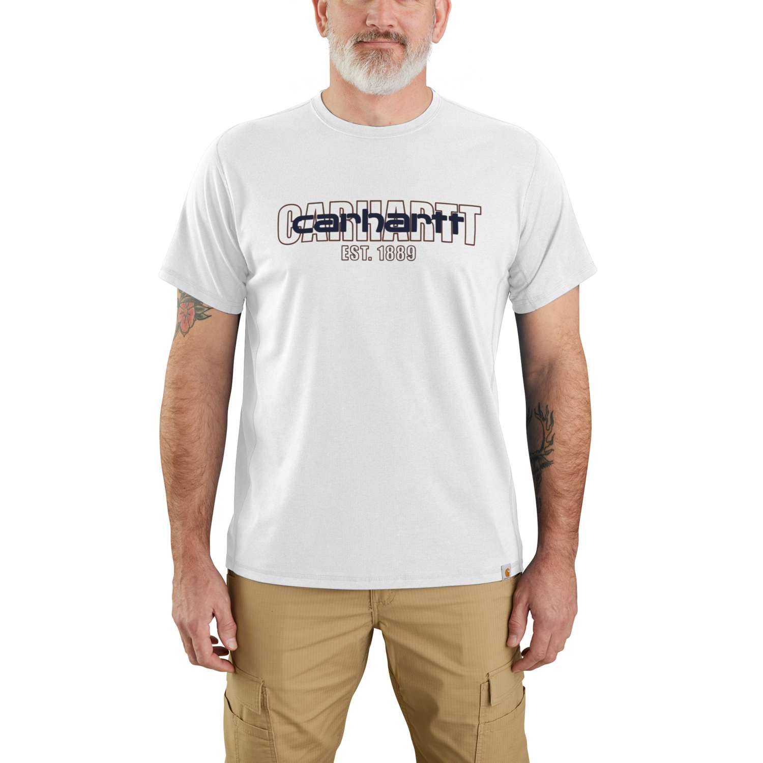 Carhartt Force™ Relaxed Fit Midweight Short-Sleeve Logo Graphic T-Shirt - Vue 4