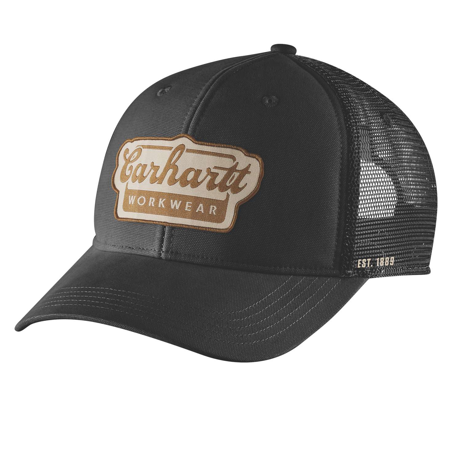 Rugged Flex™ Twill Mesh-Back Script Patch Cap - Vue 3