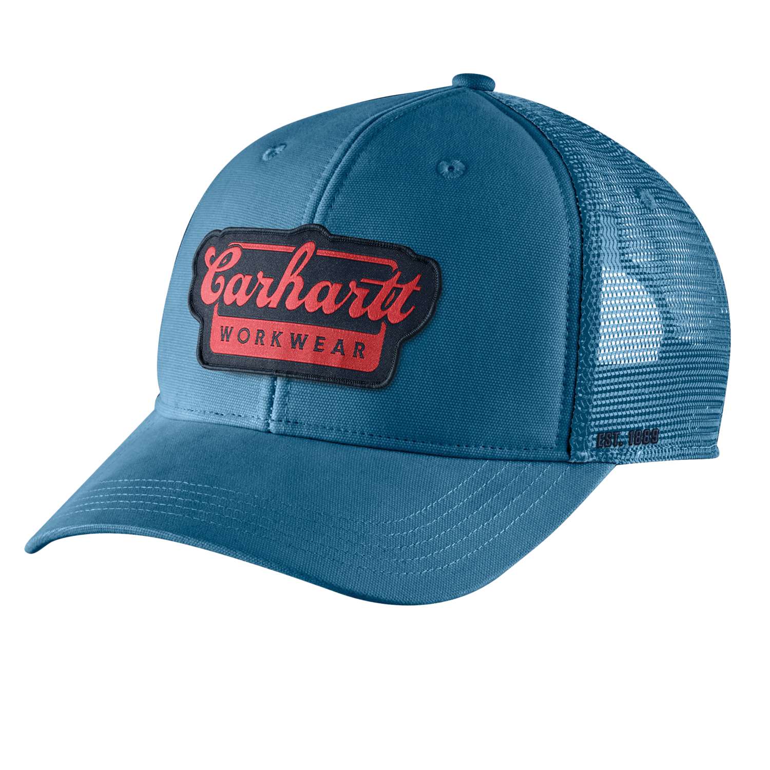 Rugged Flex™ Twill Mesh-Back Script Patch Cap - Vue 2