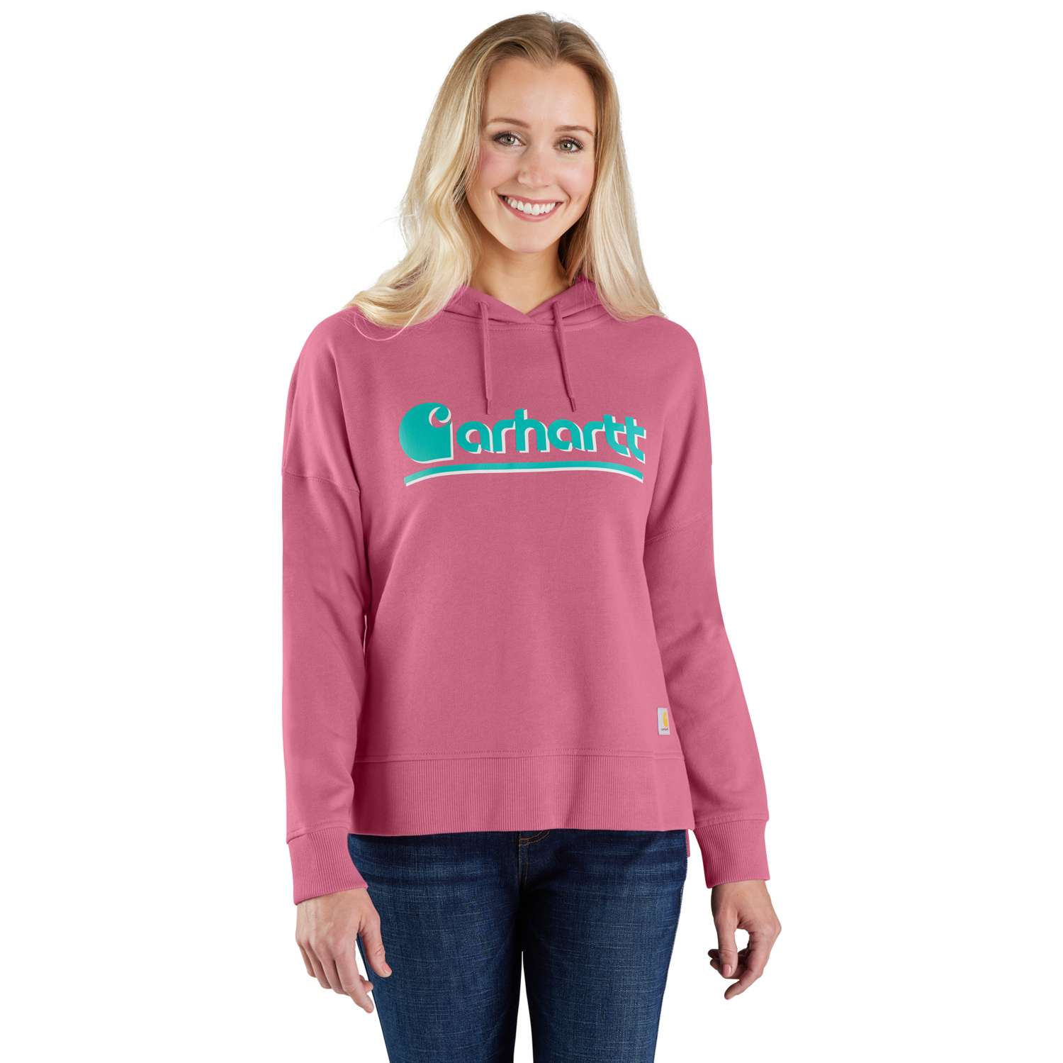 Tencel™ Fibre Series Loose Fit Fall Graphic Hooded Sweatshirt - Vue 2