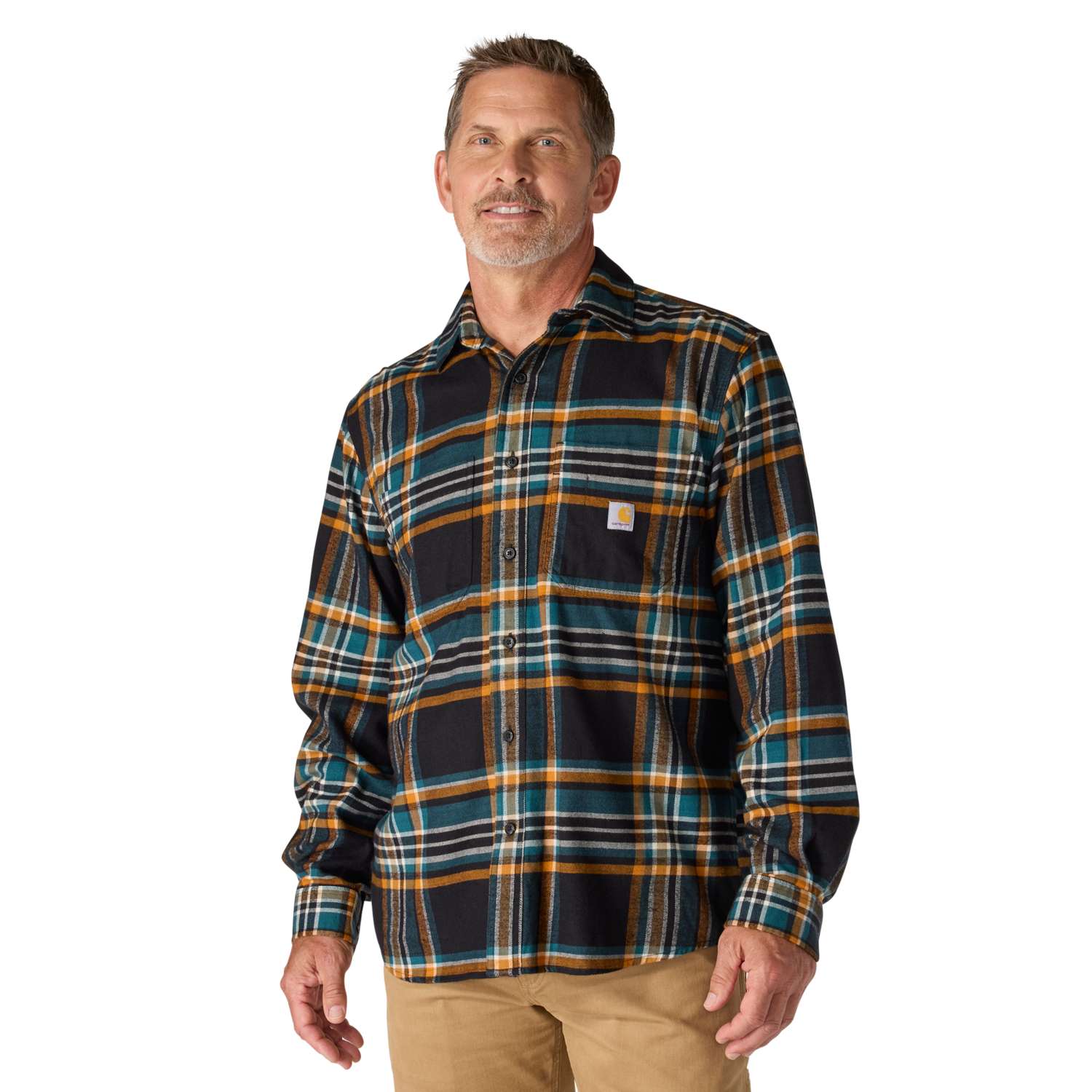Hamilton Relaxed LS Plaid Shirt - Vue 6