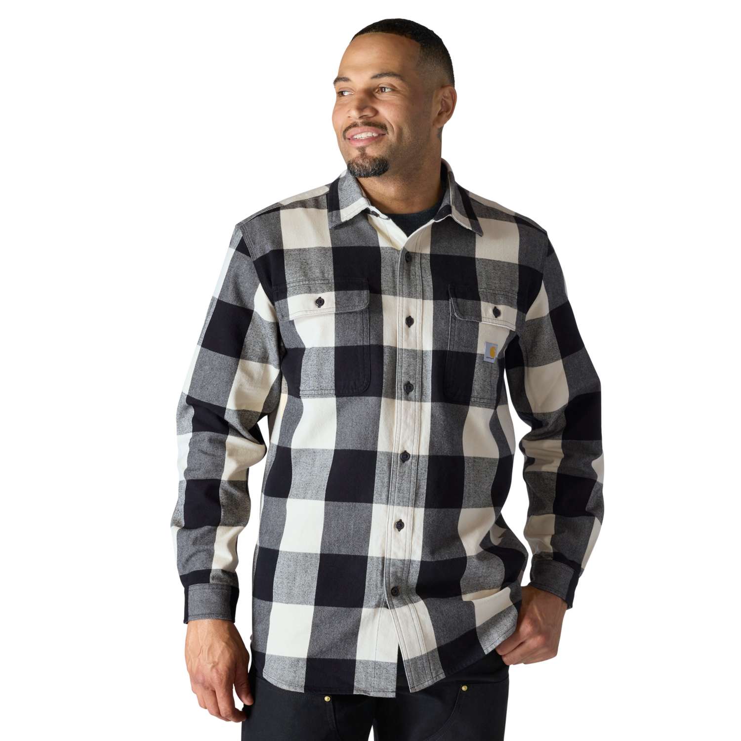 Hubbard Loose LS Plaid Shirt