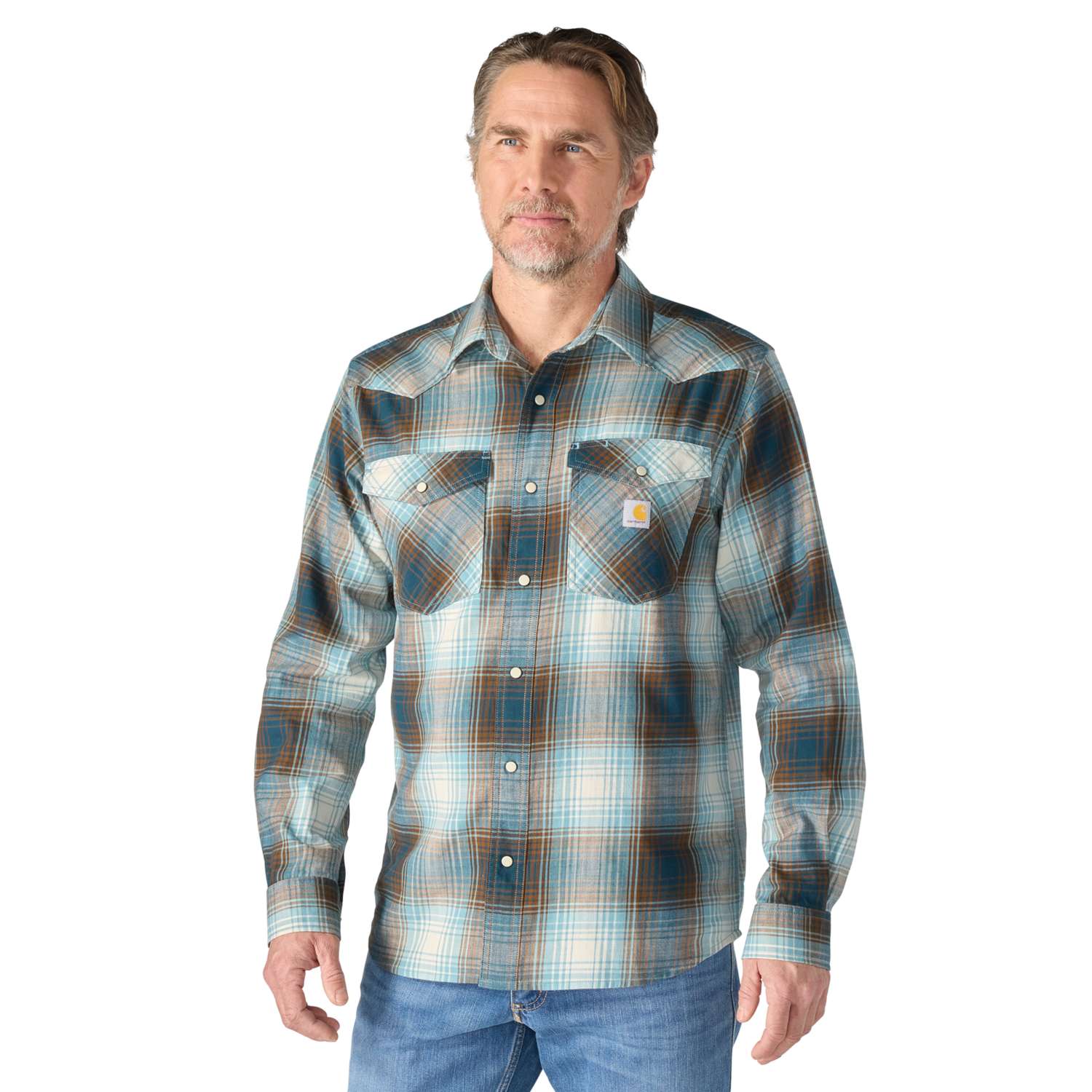 Montana Bozeman Relaxed LS Plaid Shirt - Vue 5