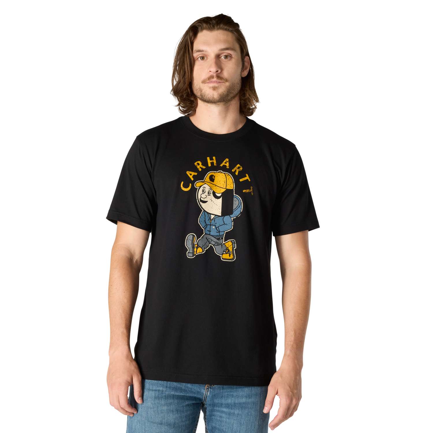 Relaxed Fit Lightweight Short-Sleeve Active Jac Graphic T-Shirt - Vue 2