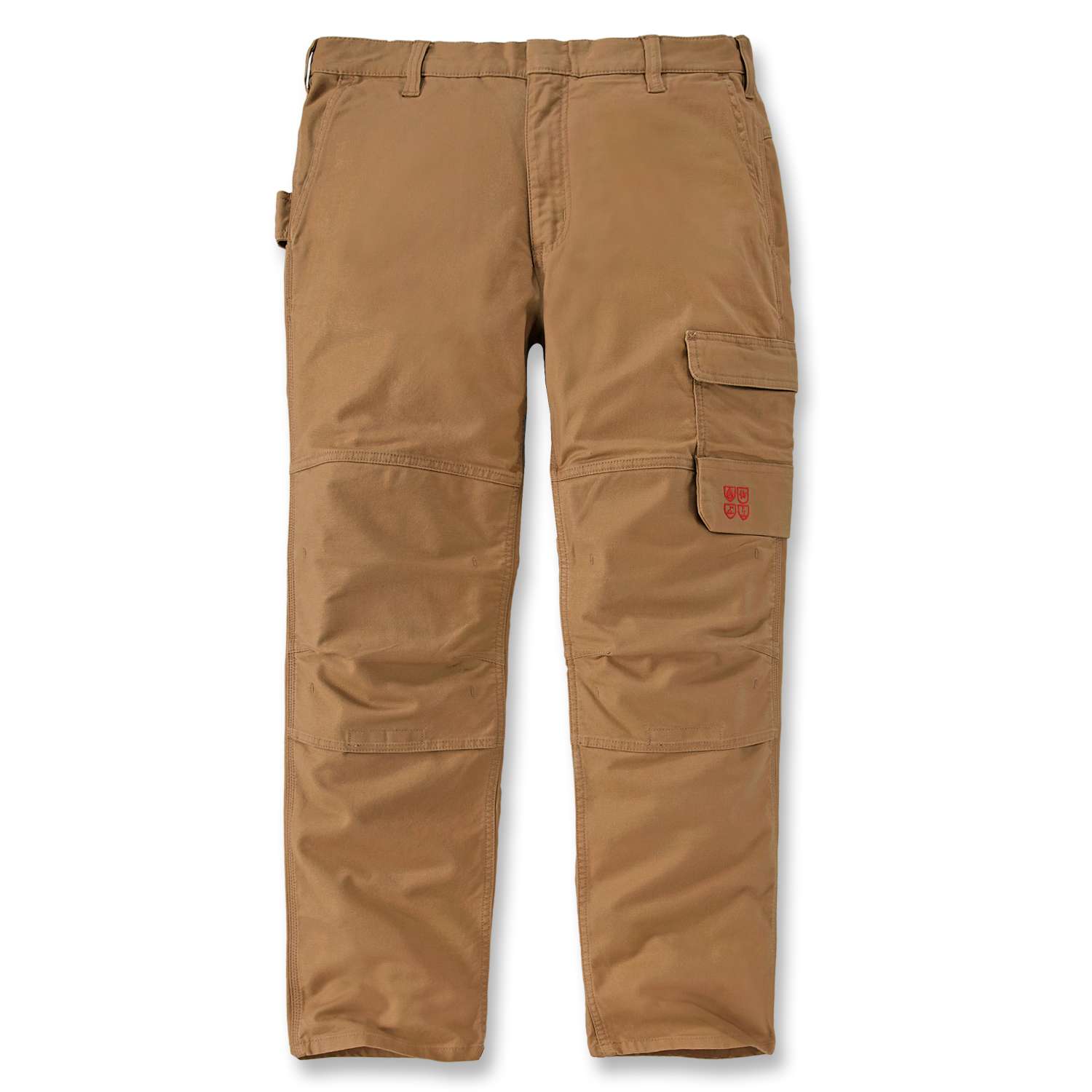 FR Relaxed Straight Steel Rugged Flex™ Canvas Multi-Norm Double-Front Cargo Dungaree