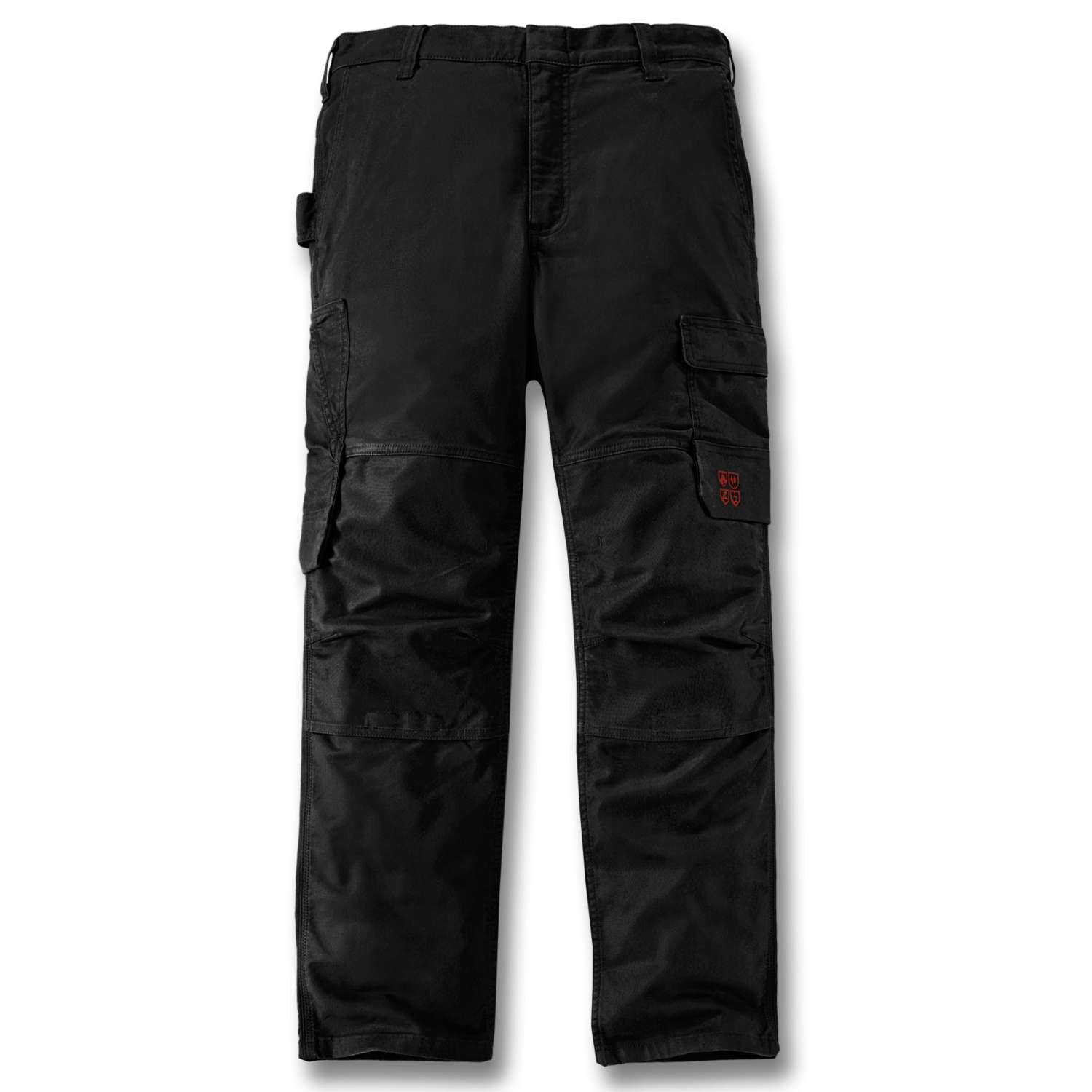 FR Relaxed Straight Steel Rugged Flex™ Canvas Multi-Norm Double-Front Multi-Cargo Dungaree - Vue 2