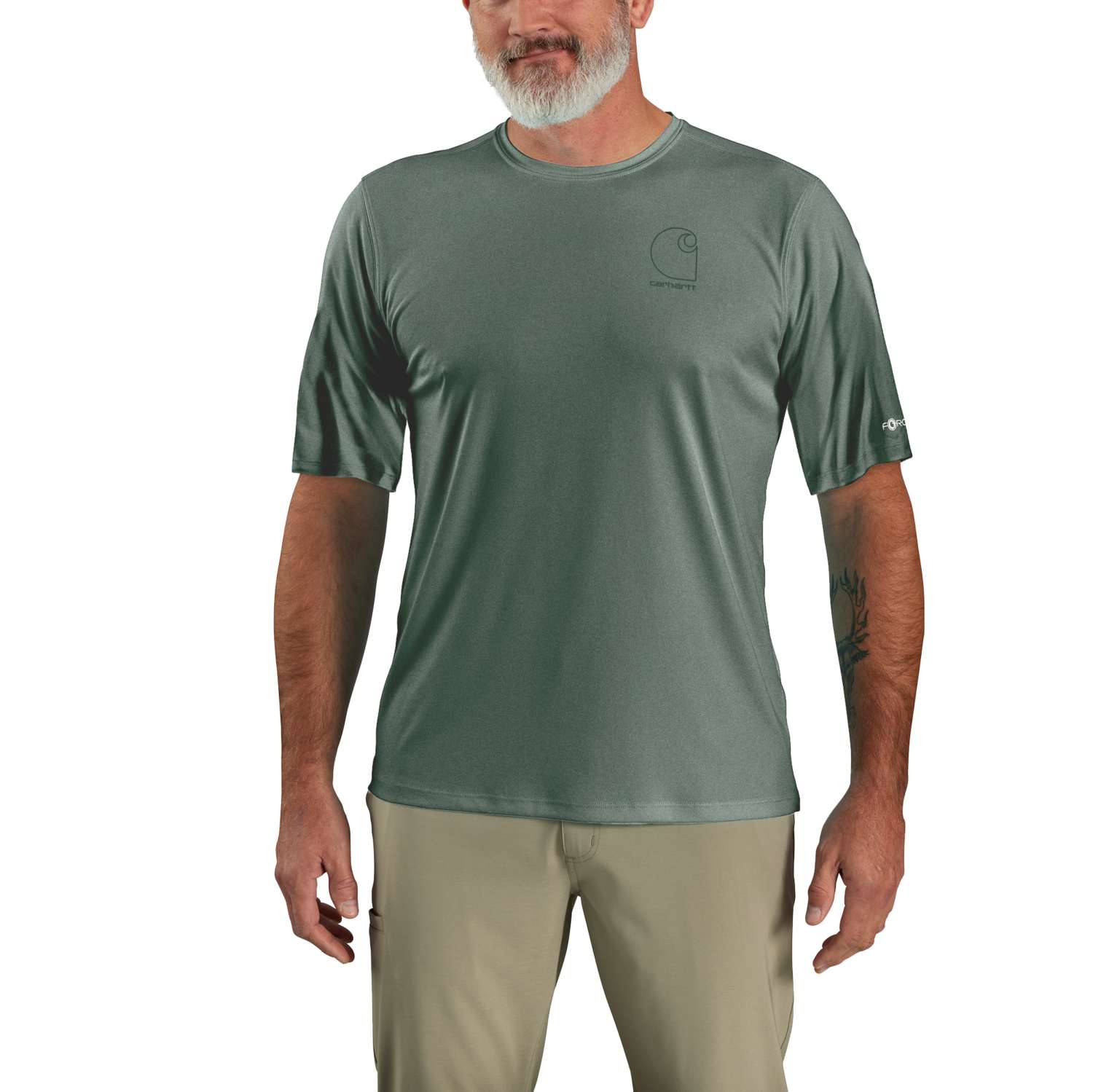 Carhartt Force Sun Defender™ Relaxed Logo T-Shirt - Vue 2