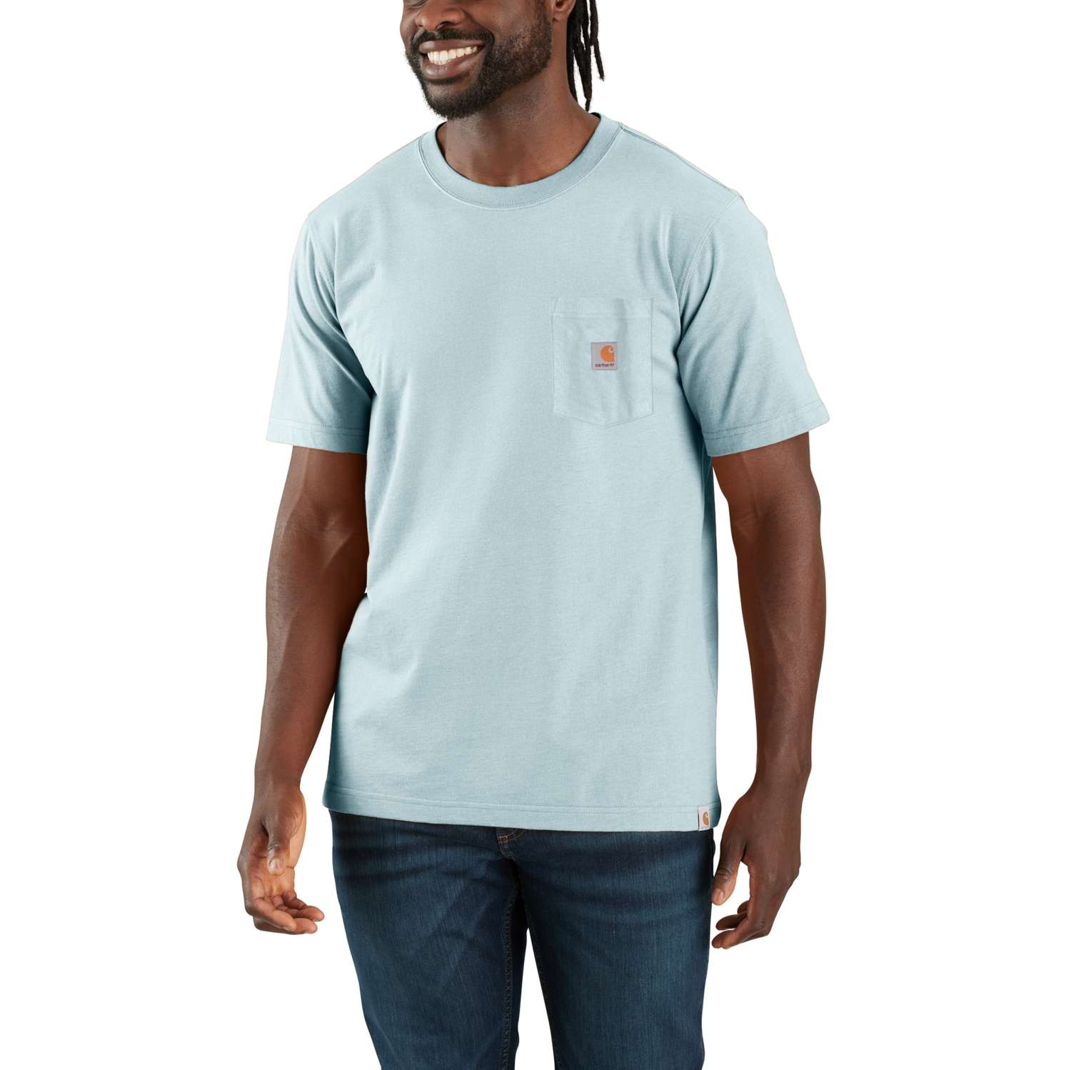 Relaxed Fit Heavyweight Short-Sleeve Pocket Outdoor Graphic T-Shirt - Vue 2
