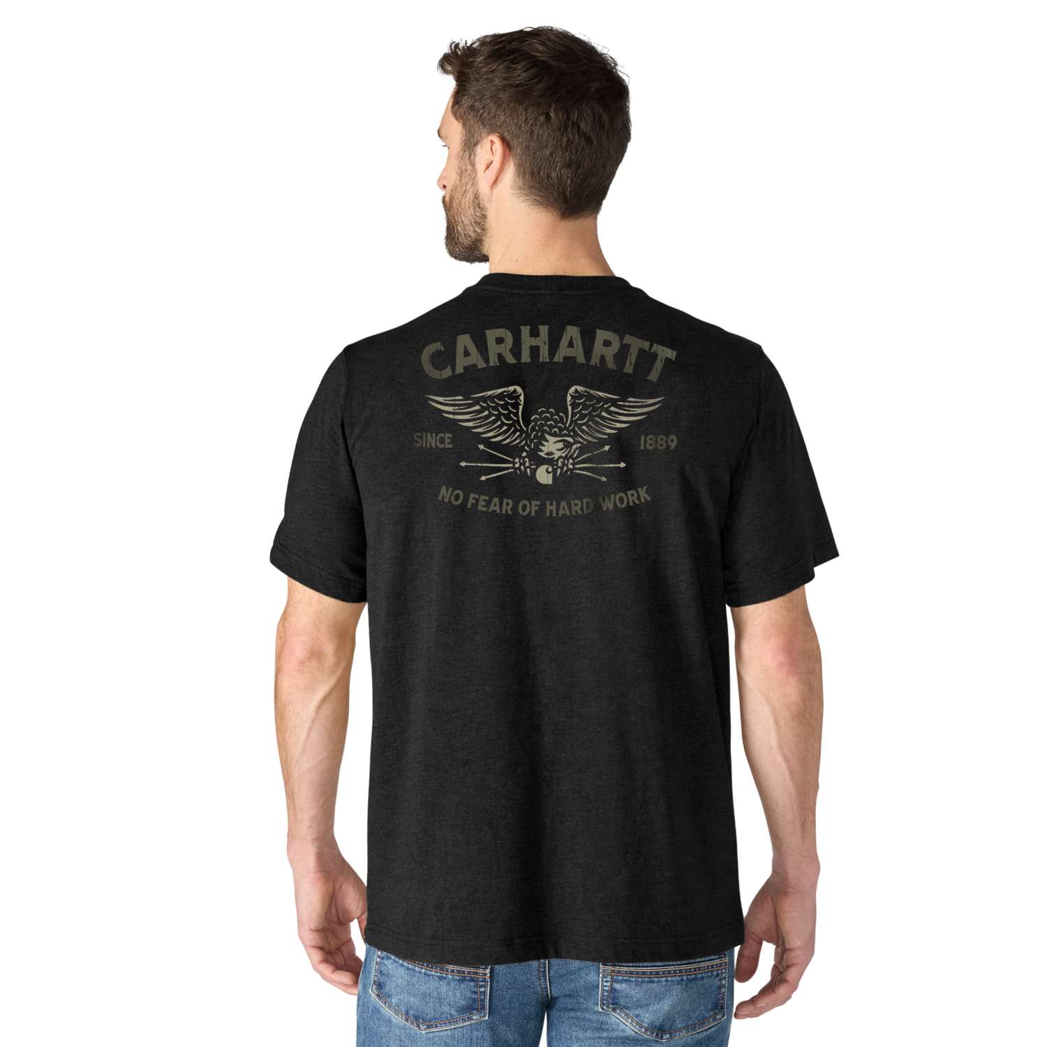 Irvine Relaxed Hardwork Eagle T-Shirt - Vue 2