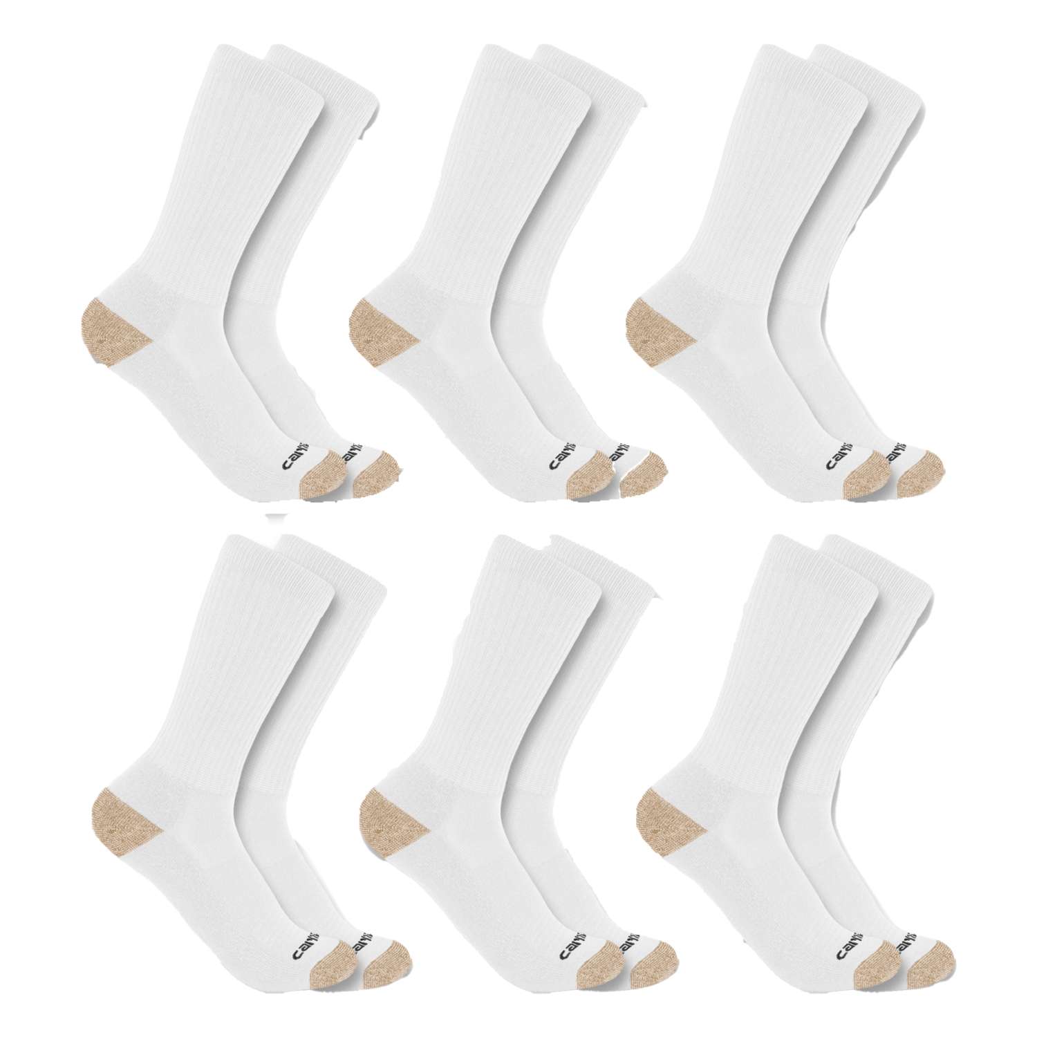 Midweight Crew Sock 6 Pack - Vue 2