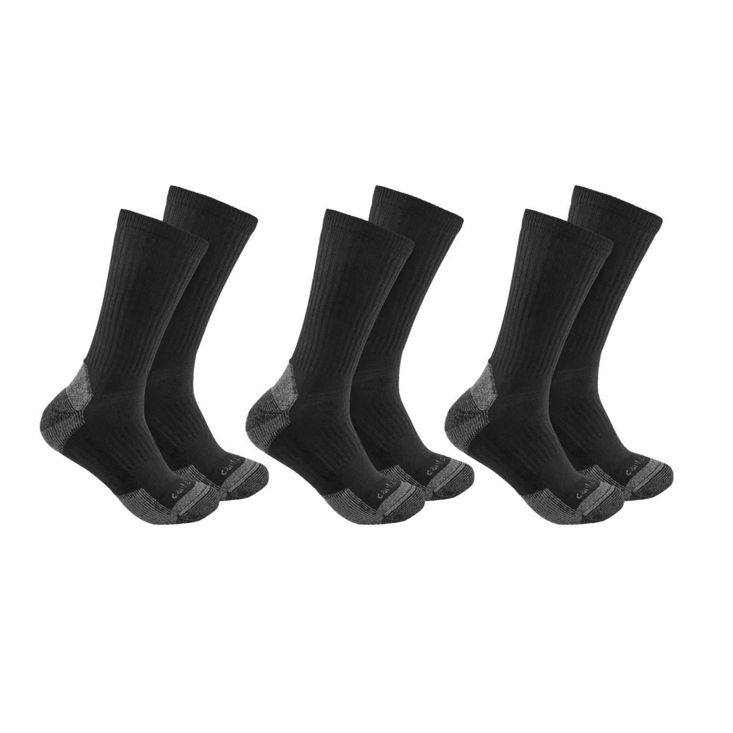 Midweight Cotton Blend Crew Sock 3 Pair - Vue 2