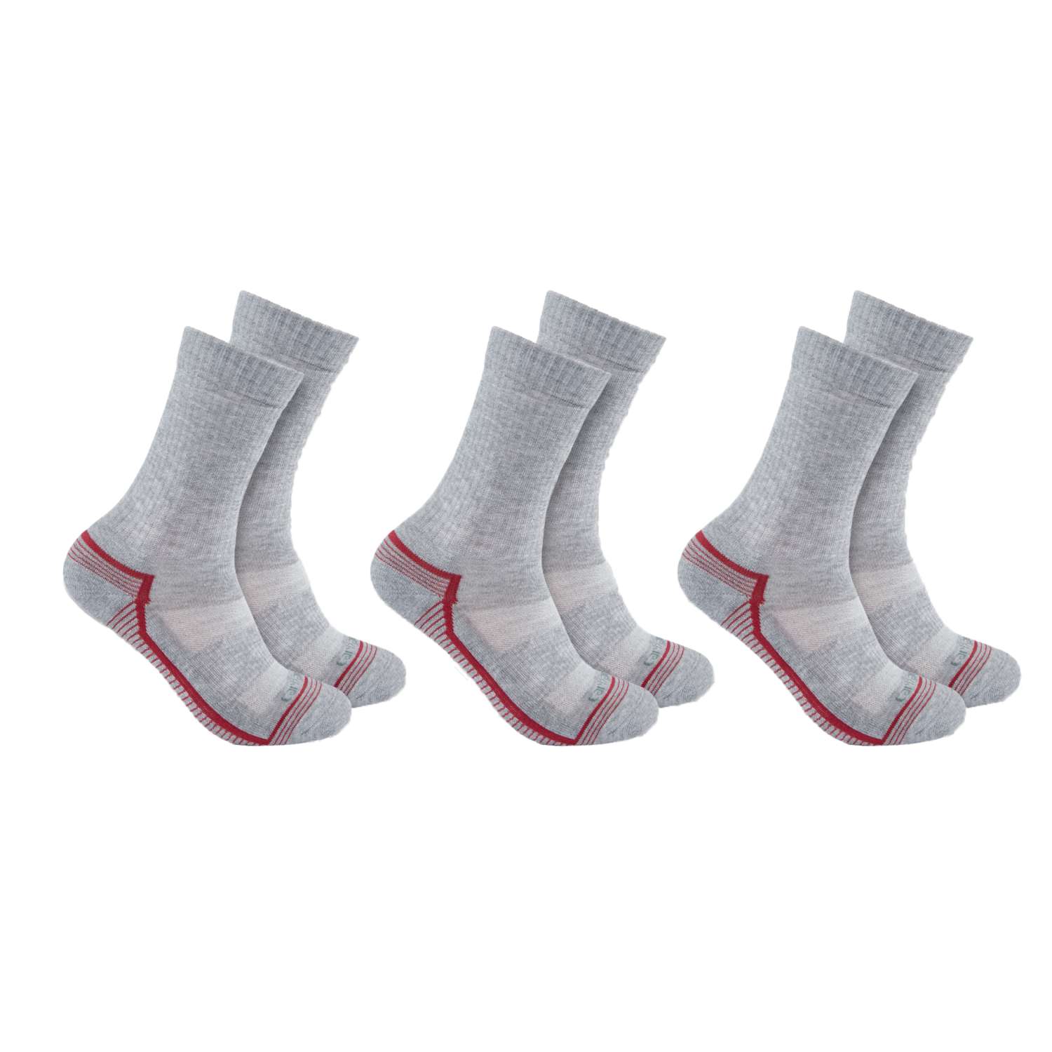 Carhartt Force™ Midweight Crew Sock 3 Pairs - Vue 2