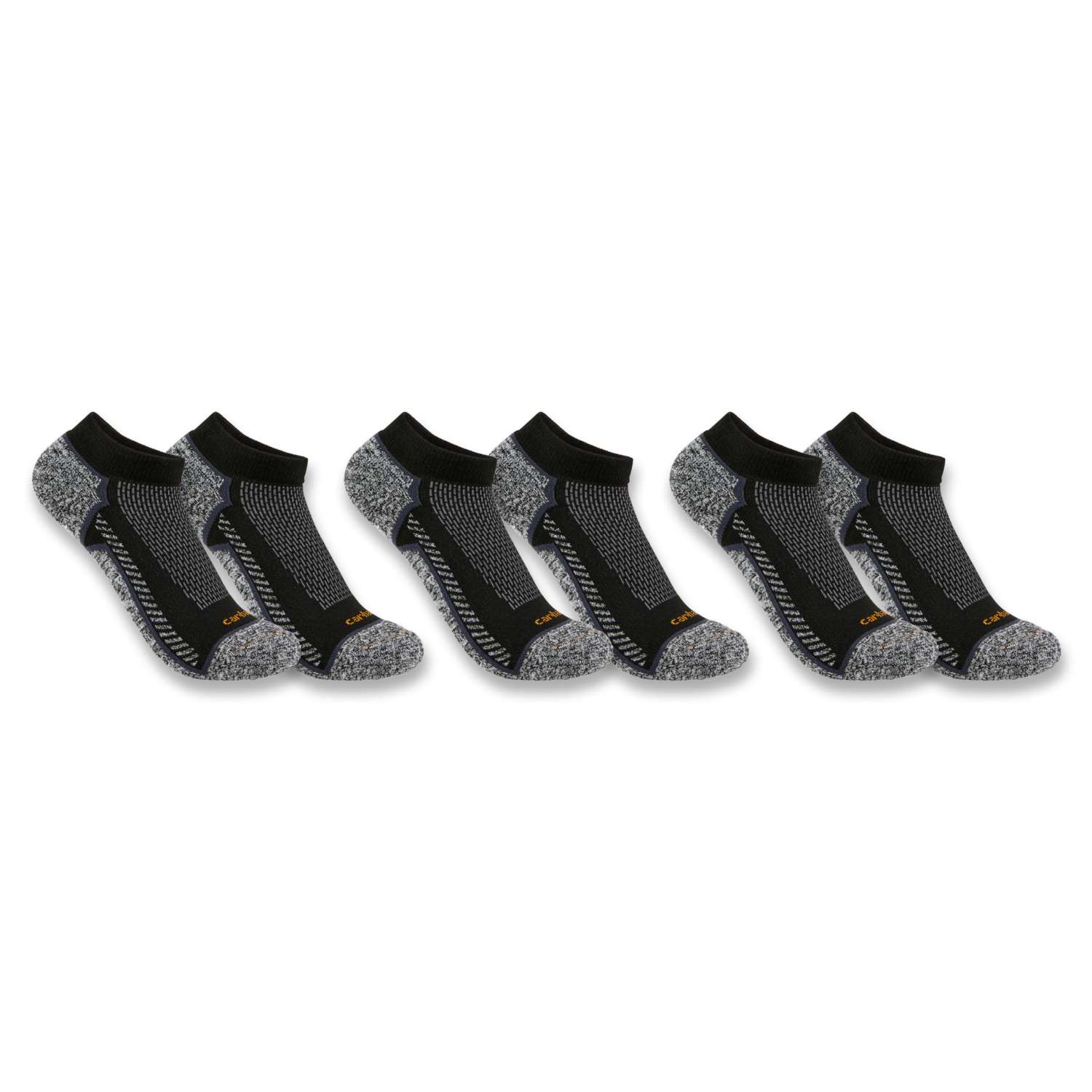 Carhartt Force™ Midweight Low Cut Sock 3 Pair - Vue 2